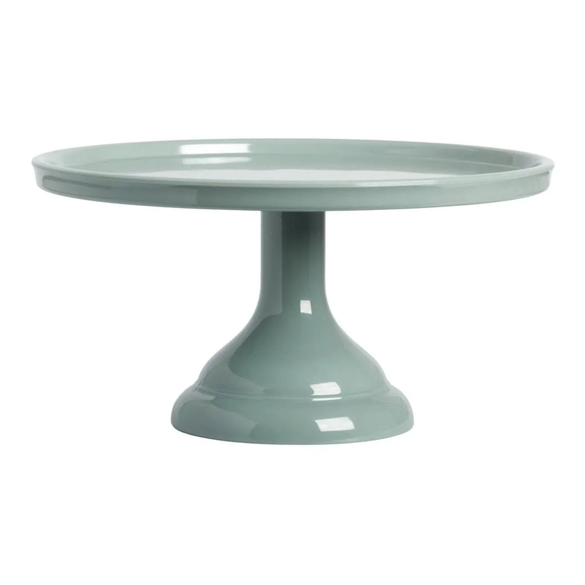 A Little Lovely Company Cake Stand: Small - Sage Green