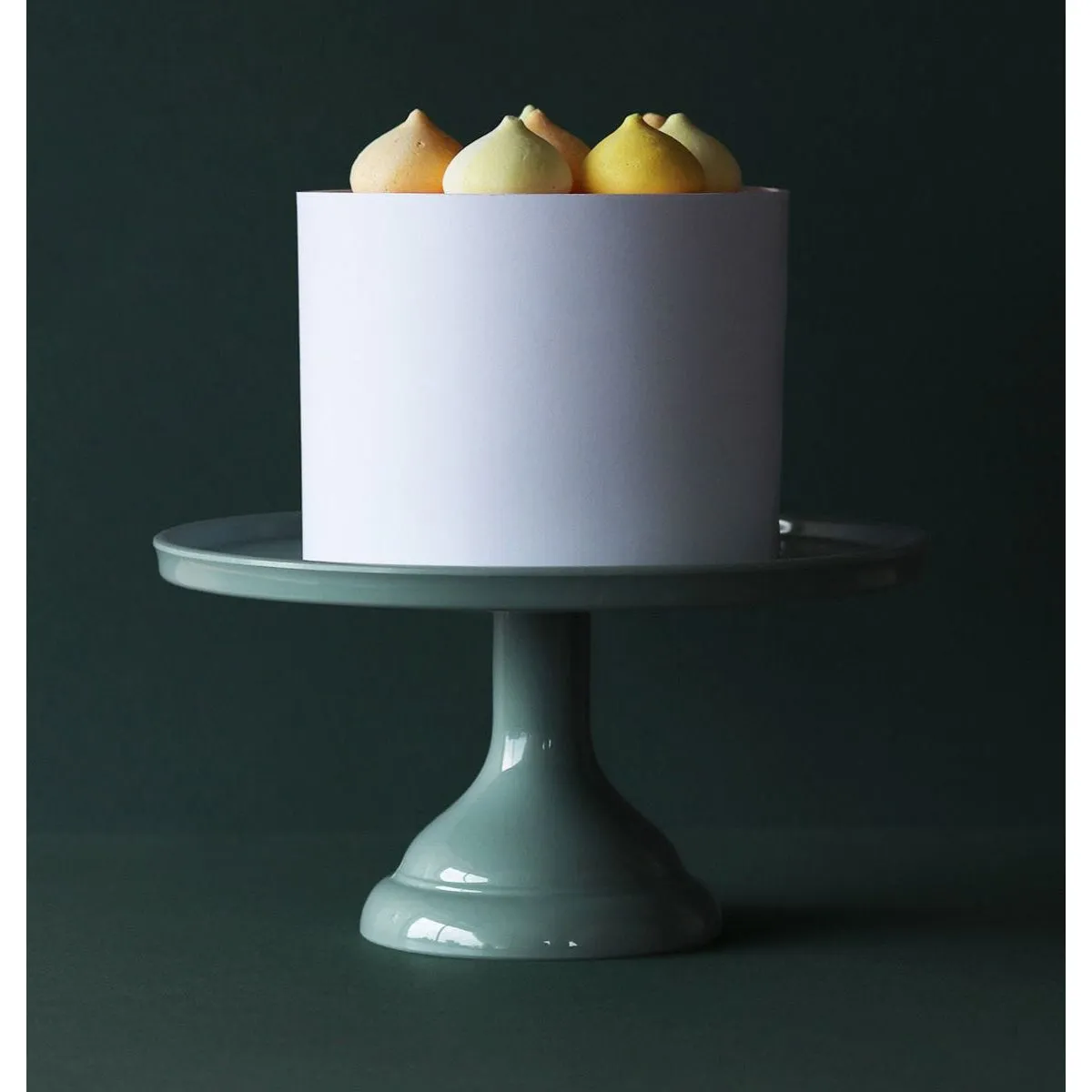 A Little Lovely Company Cake Stand: Small - Sage Green