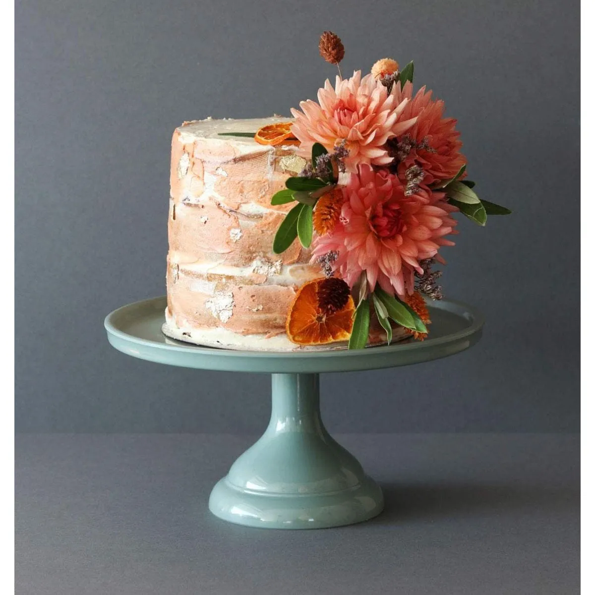 A Little Lovely Company Cake Stand: Small - Sage Green