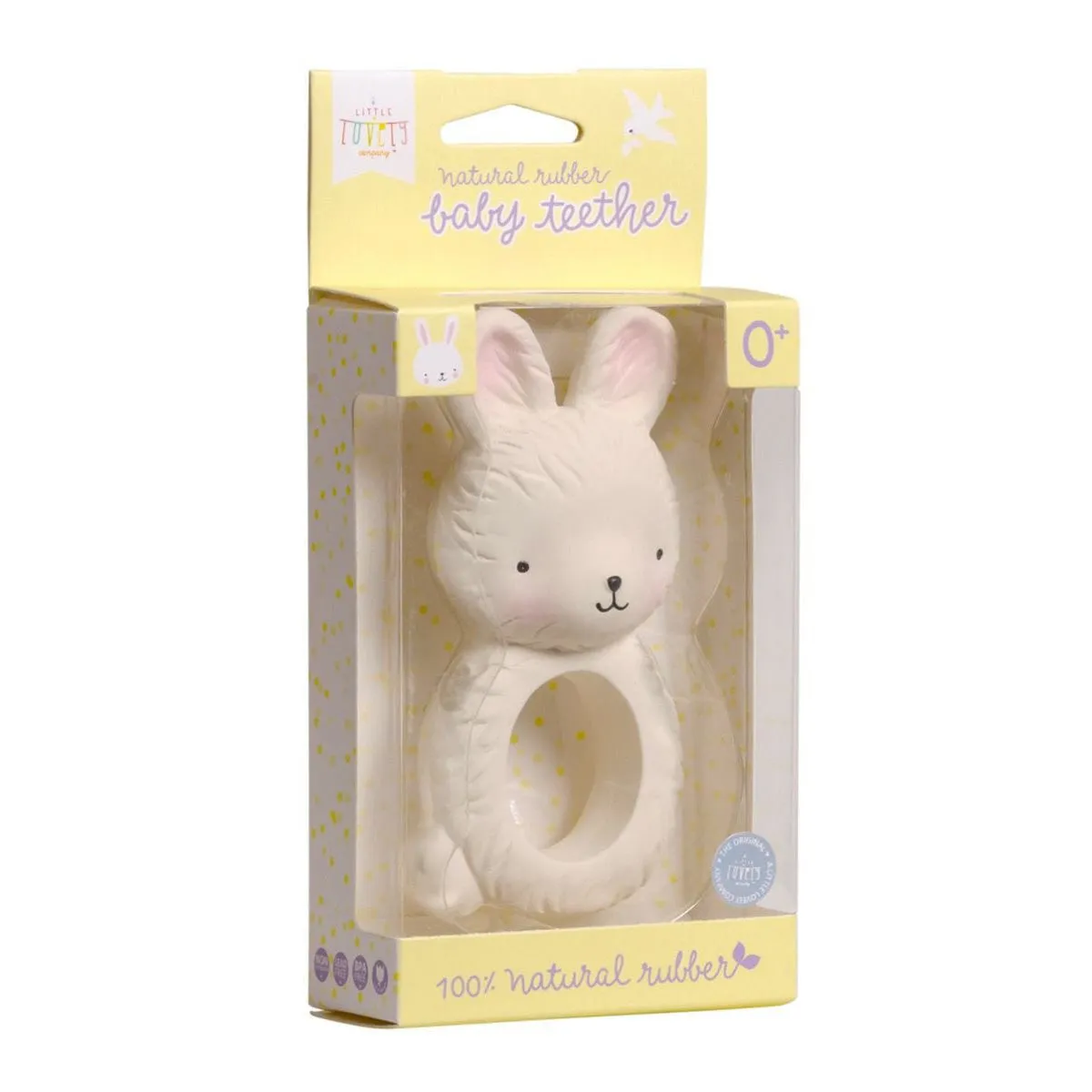 A Little Lovely Company Teether Ring - Bunny