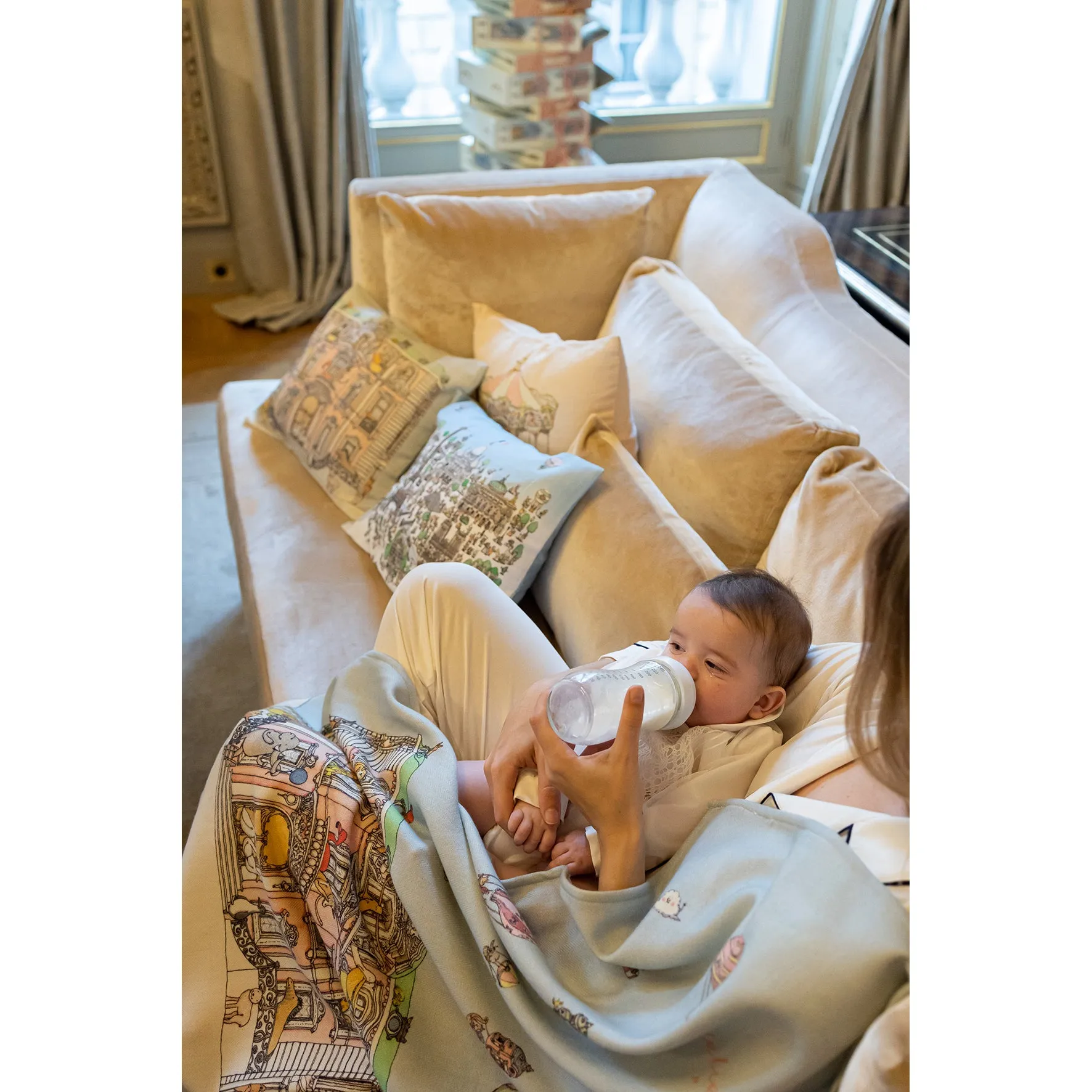 Atelier Choux Cashmere Blanket - Monceau Mansion - 120x70cm