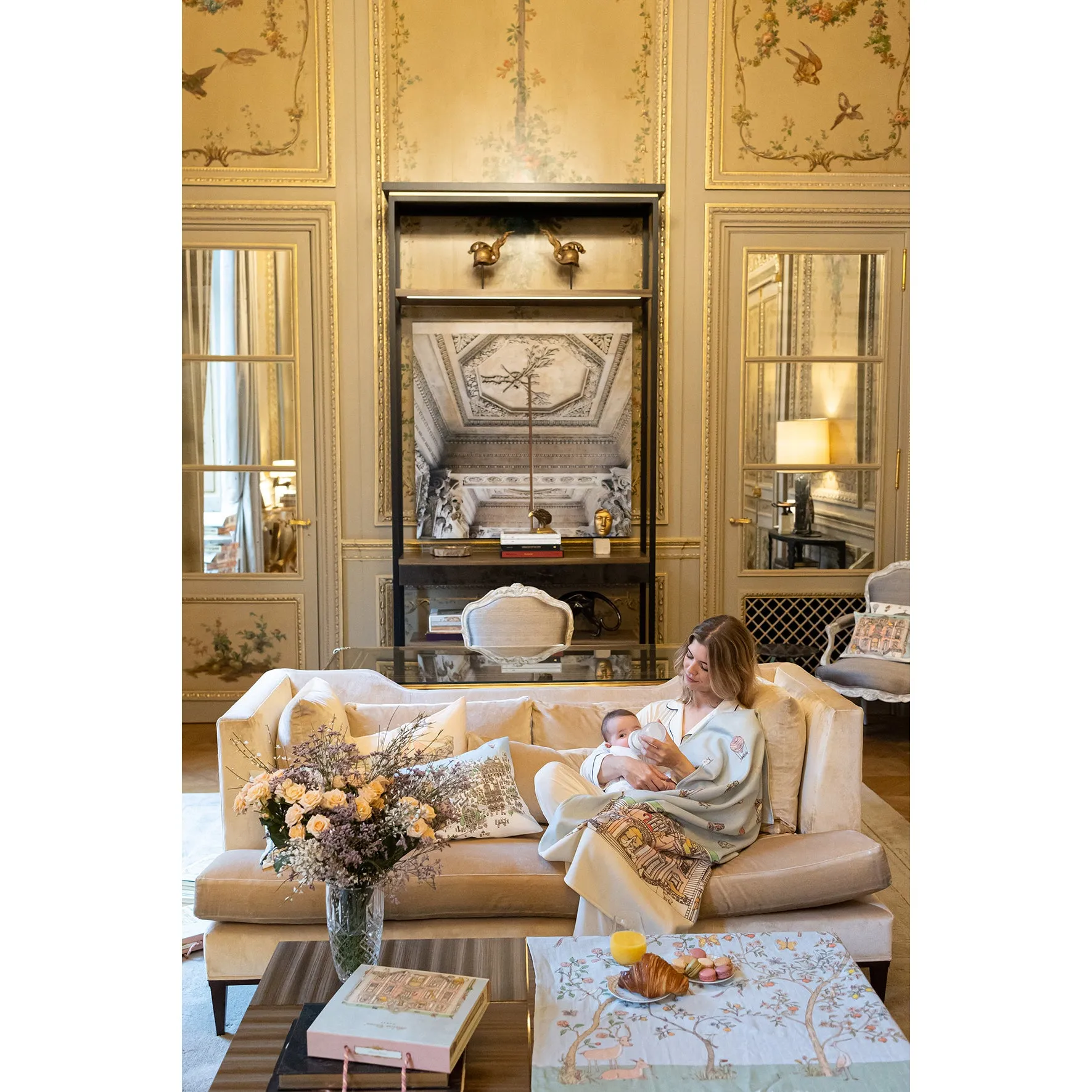 Atelier Choux Cashmere Blanket - Monceau Mansion - 120x70cm