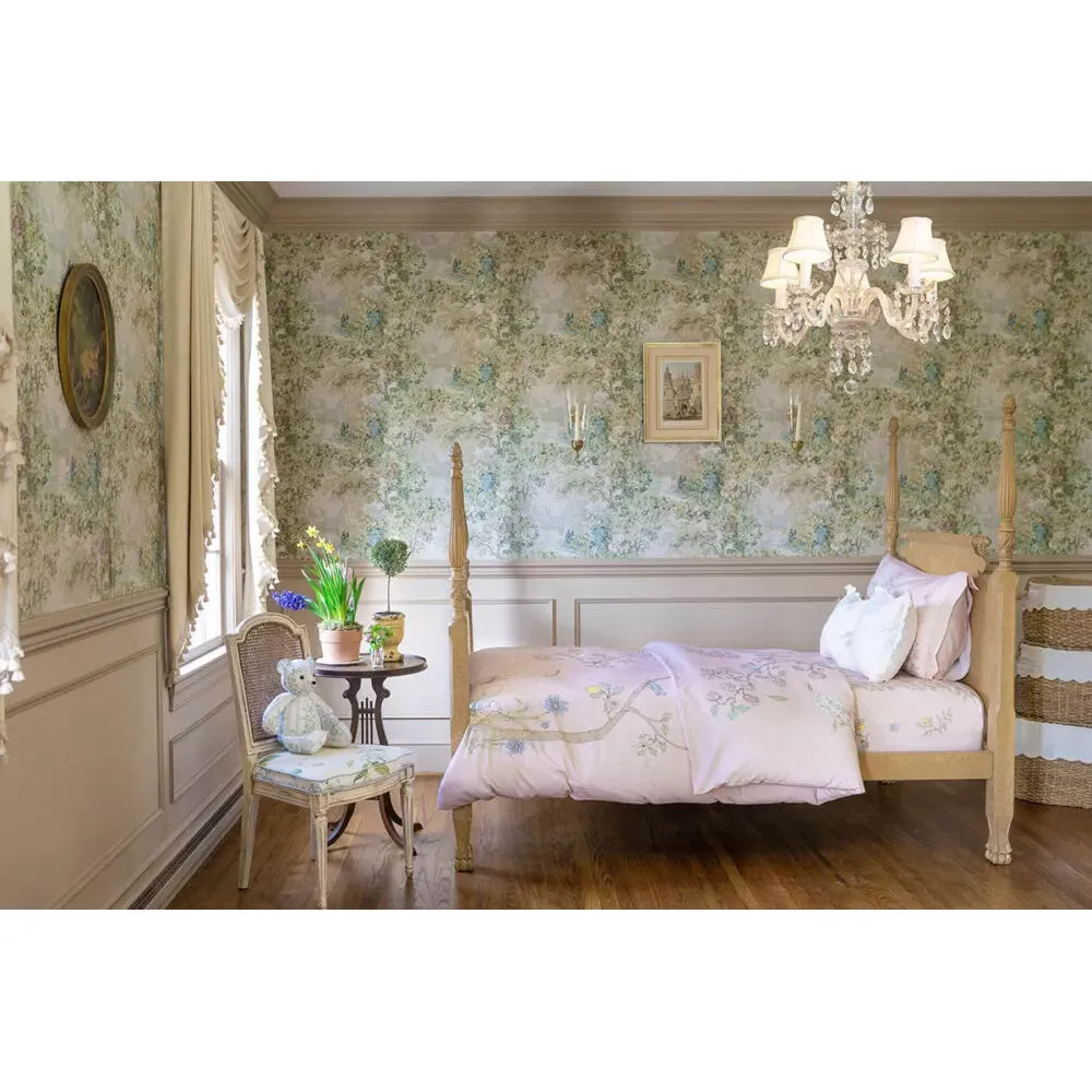 Atelier Choux Single Bed Duvet Cover - In Bloom Pink