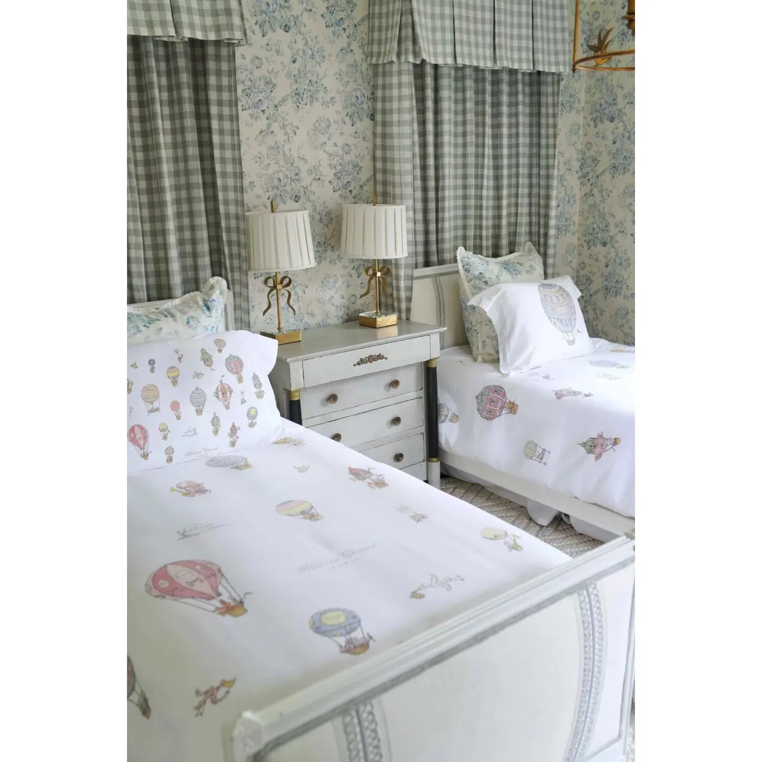 Atelier Choux Single Bed Pillow Cover Hot Air Balloons