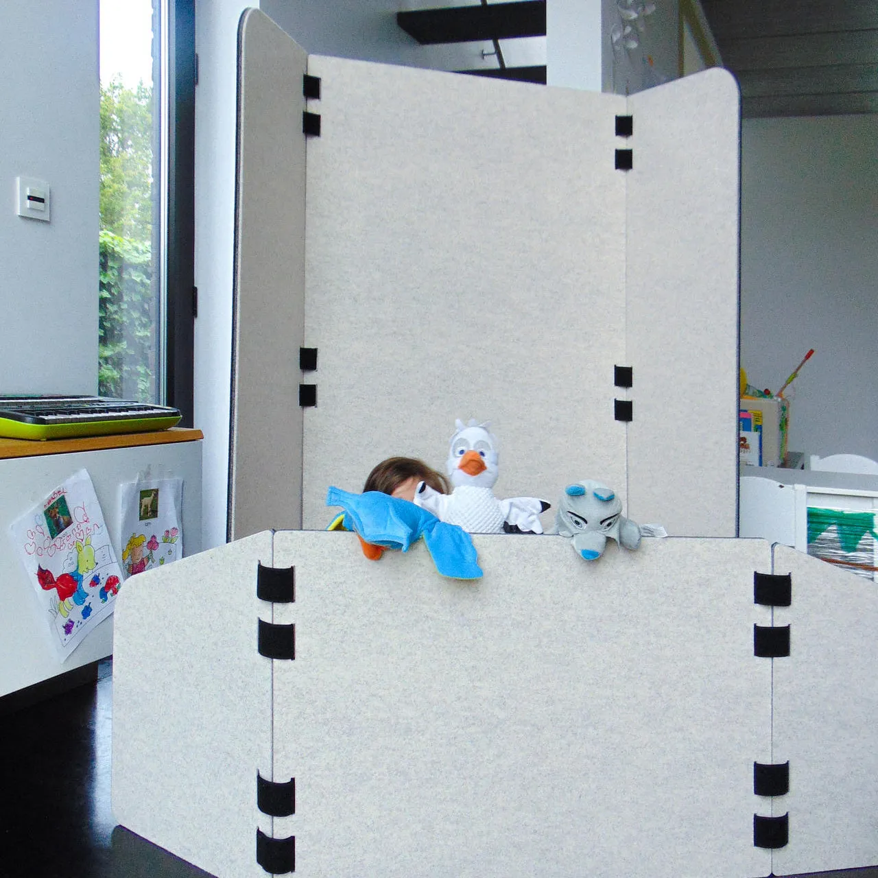 BuzziTripl Home Floor Foldable Screen