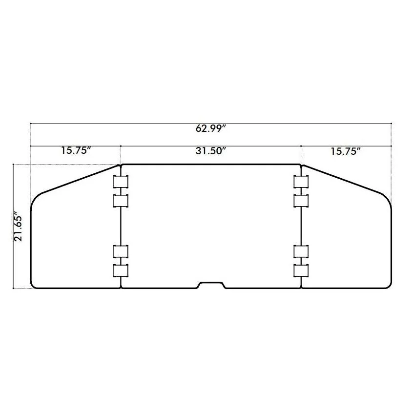 BuzziTripl Home Floor Foldable Screen