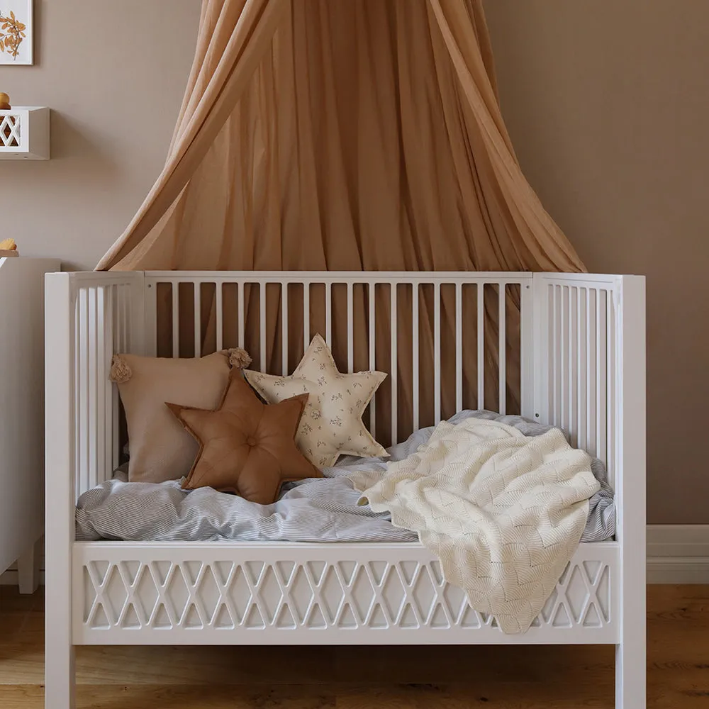Cam Cam Copenhagen Bed Canopy - GOTS Latte