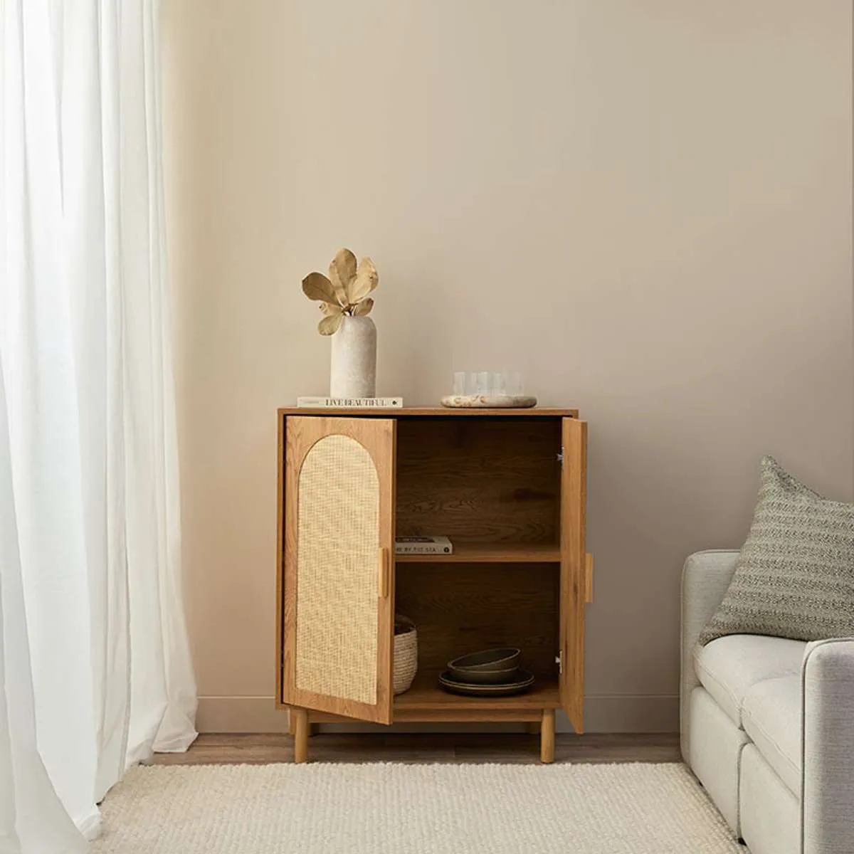 Canyon Two Door Cabinet Mocka