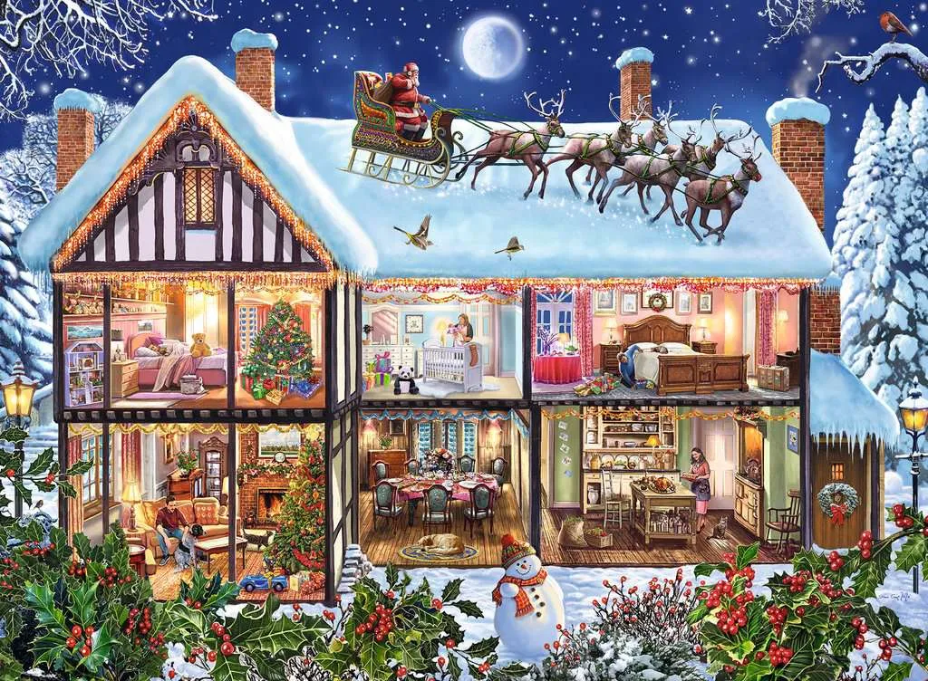 Christmas At Home 100 Piece Puzzle