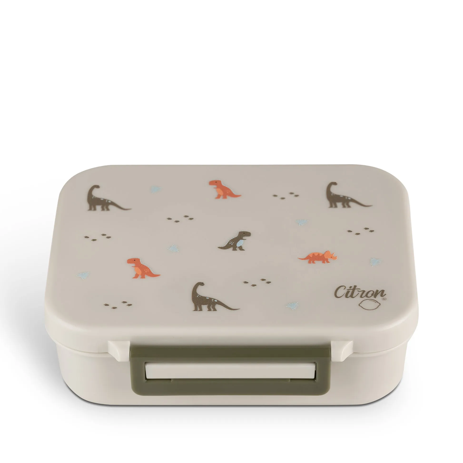 Citron Absolut Tritan Snack Box - Dino - Green
