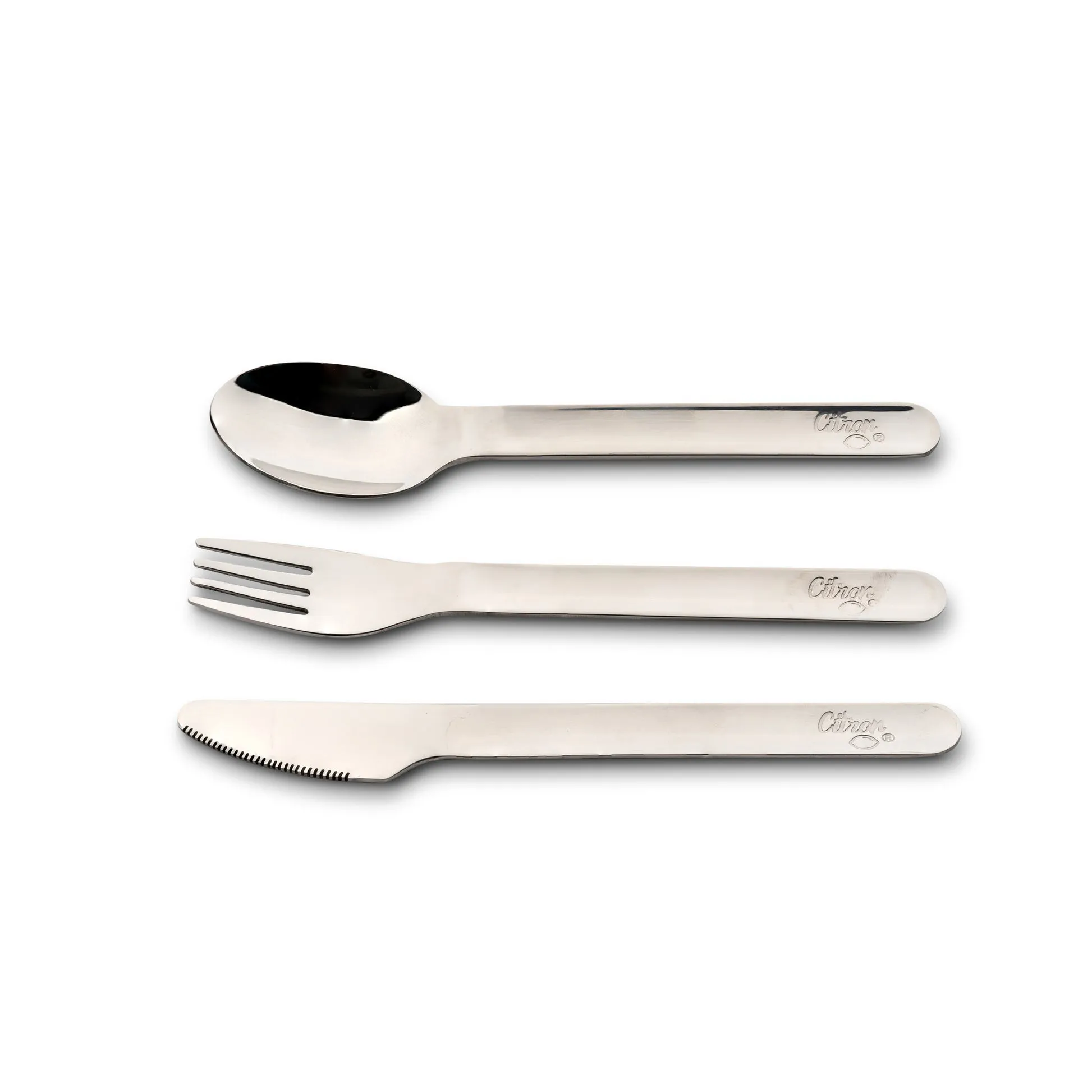 Citron Cutlery Set - Dino - Green