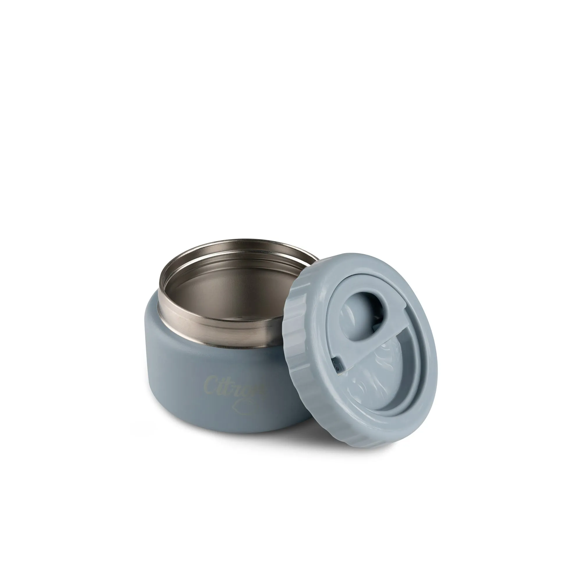 Citron Insulated Stainless Steel Food Jar 250ml - Dusty Blue