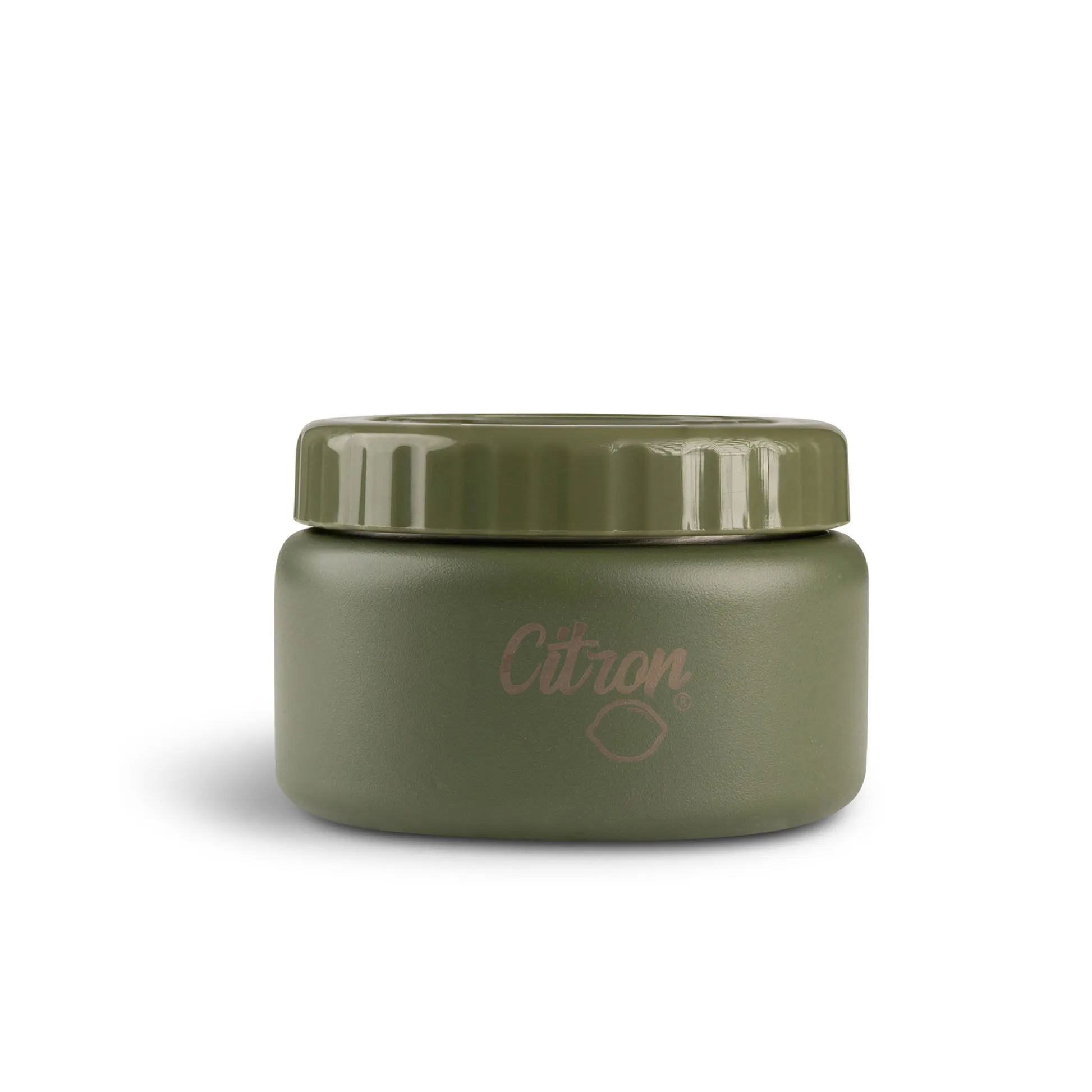 Citron Insulated Stainless Steel Food Jar 250ml - Olive Green