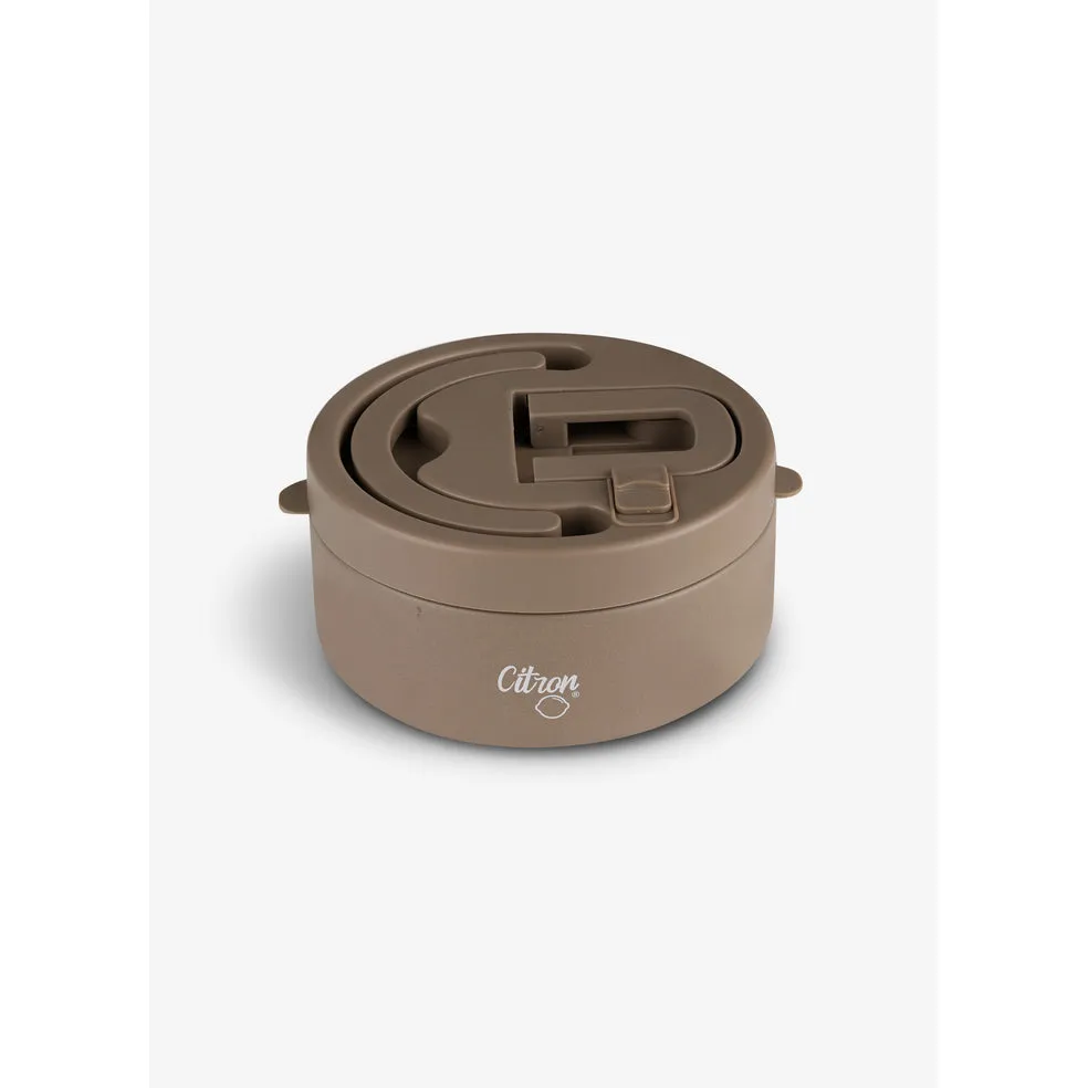 Citron Insulated Stainless Steel Food Jar 400ml - Brown