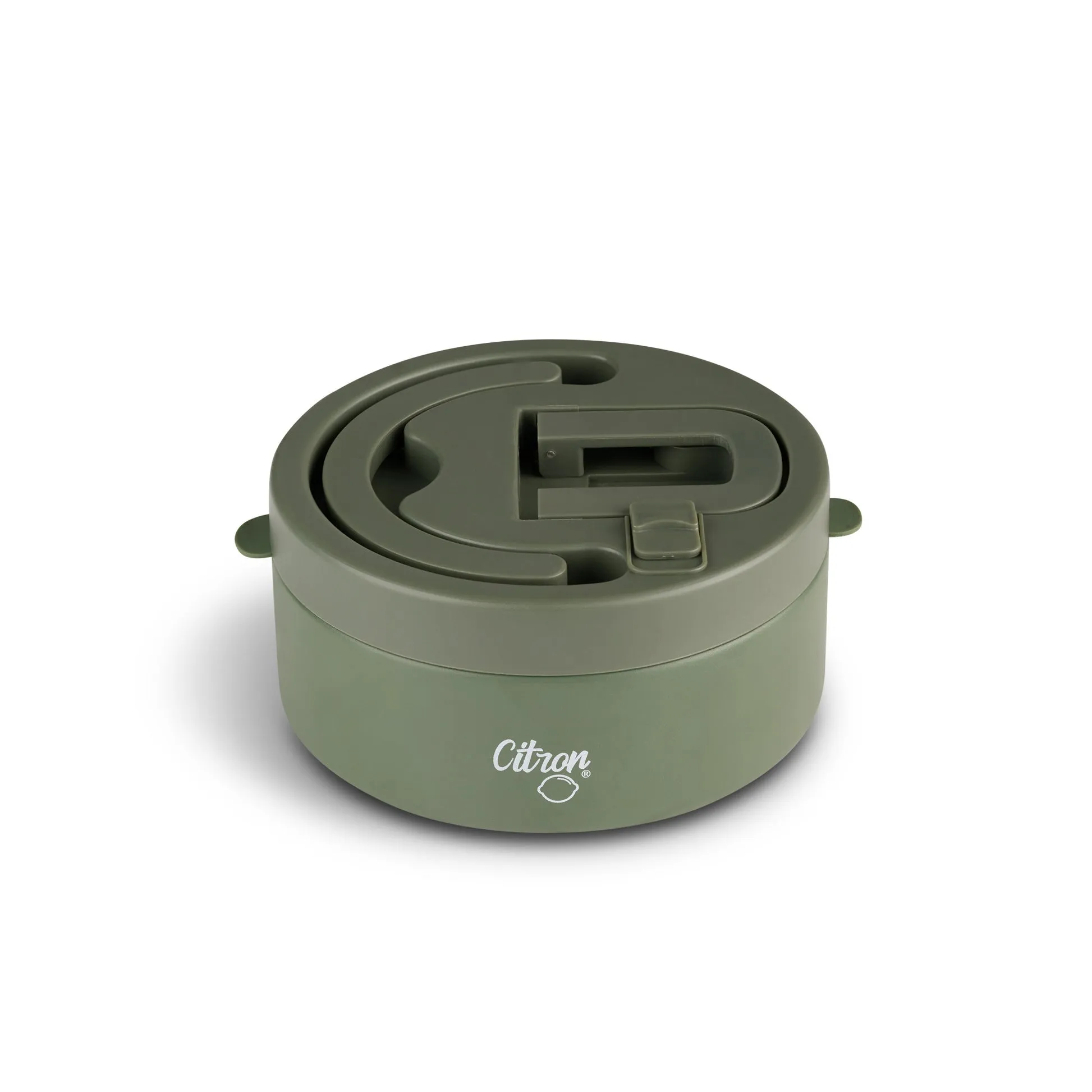 Citron Insulated Stainless Steel Food Jar 400ml - Olive Green
