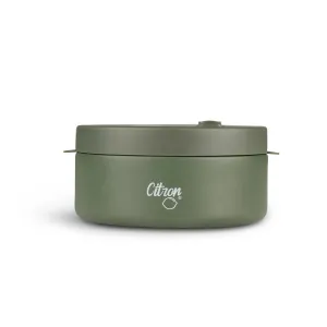 Citron Insulated Stainless Steel Food Jar 400ml - Olive Green