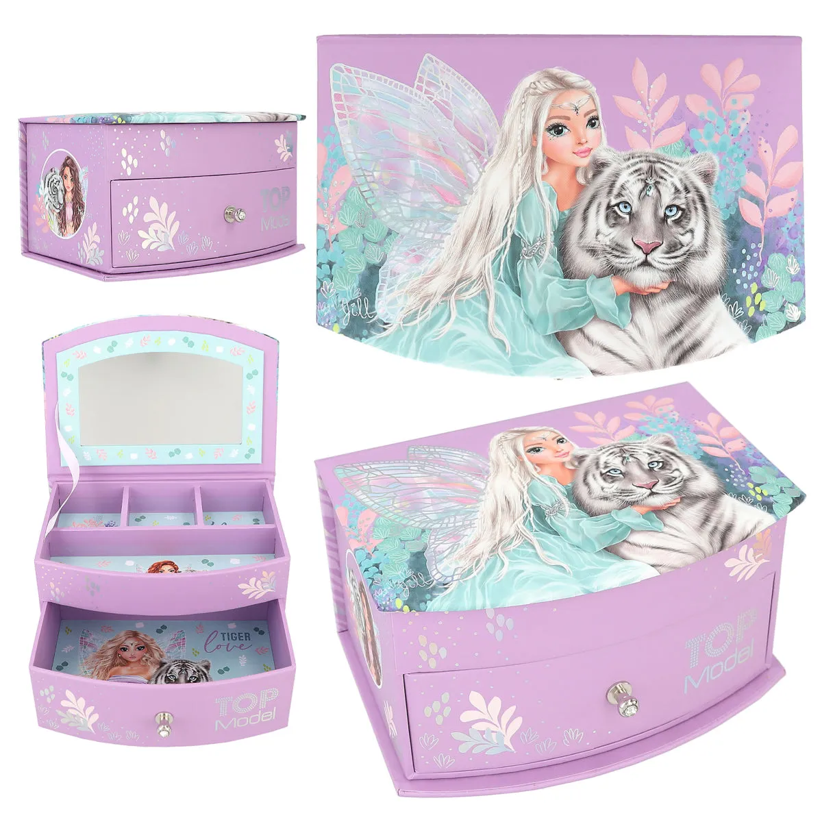 Depesche TOPModel Jewelry Box Small Fantasy Tiger