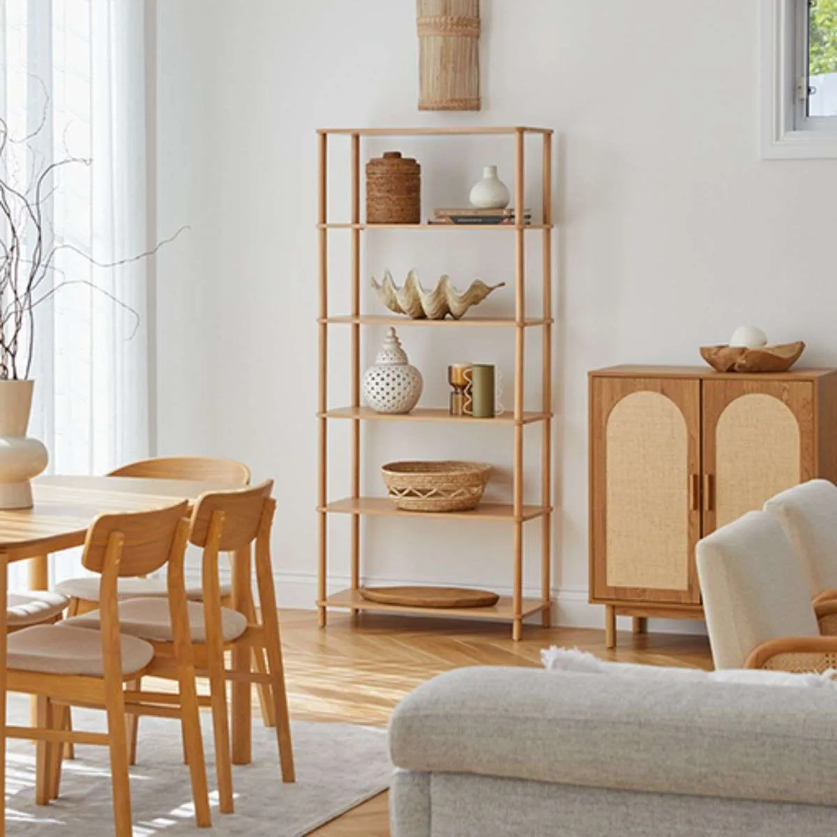 Eden Tall Shelf Mocka