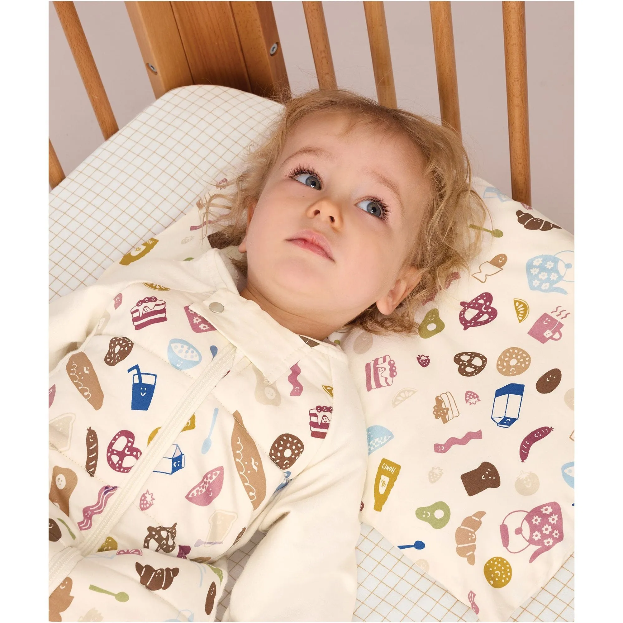 ergoPouch Bedding : Pillow with Case 0.3 Tog - Toddler - Bon Appetit