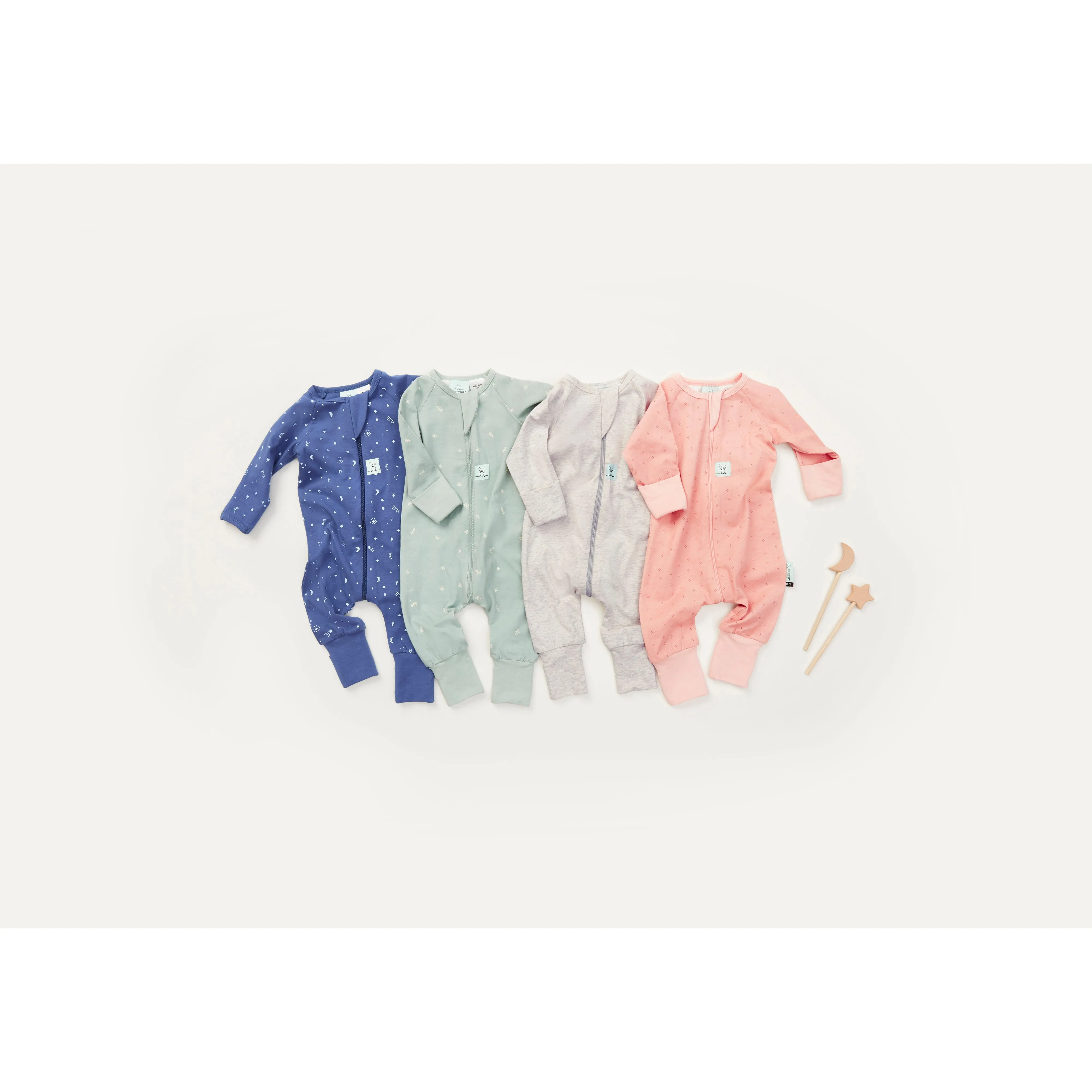 ergoPouch Long Sleeve Layer 0.2 TOG - Grey Marle