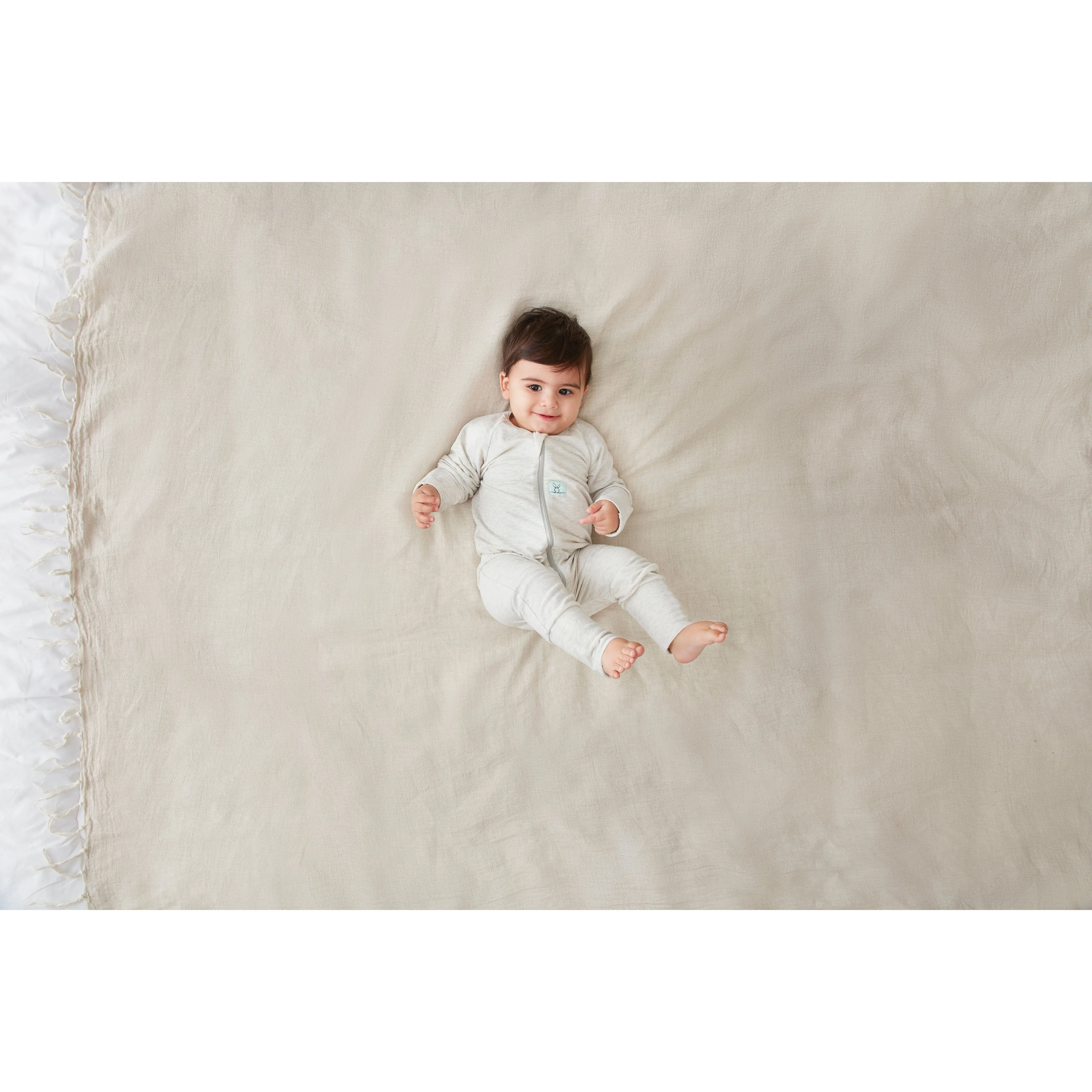 ergoPouch Long Sleeve Layer 0.2 TOG - Grey Marle