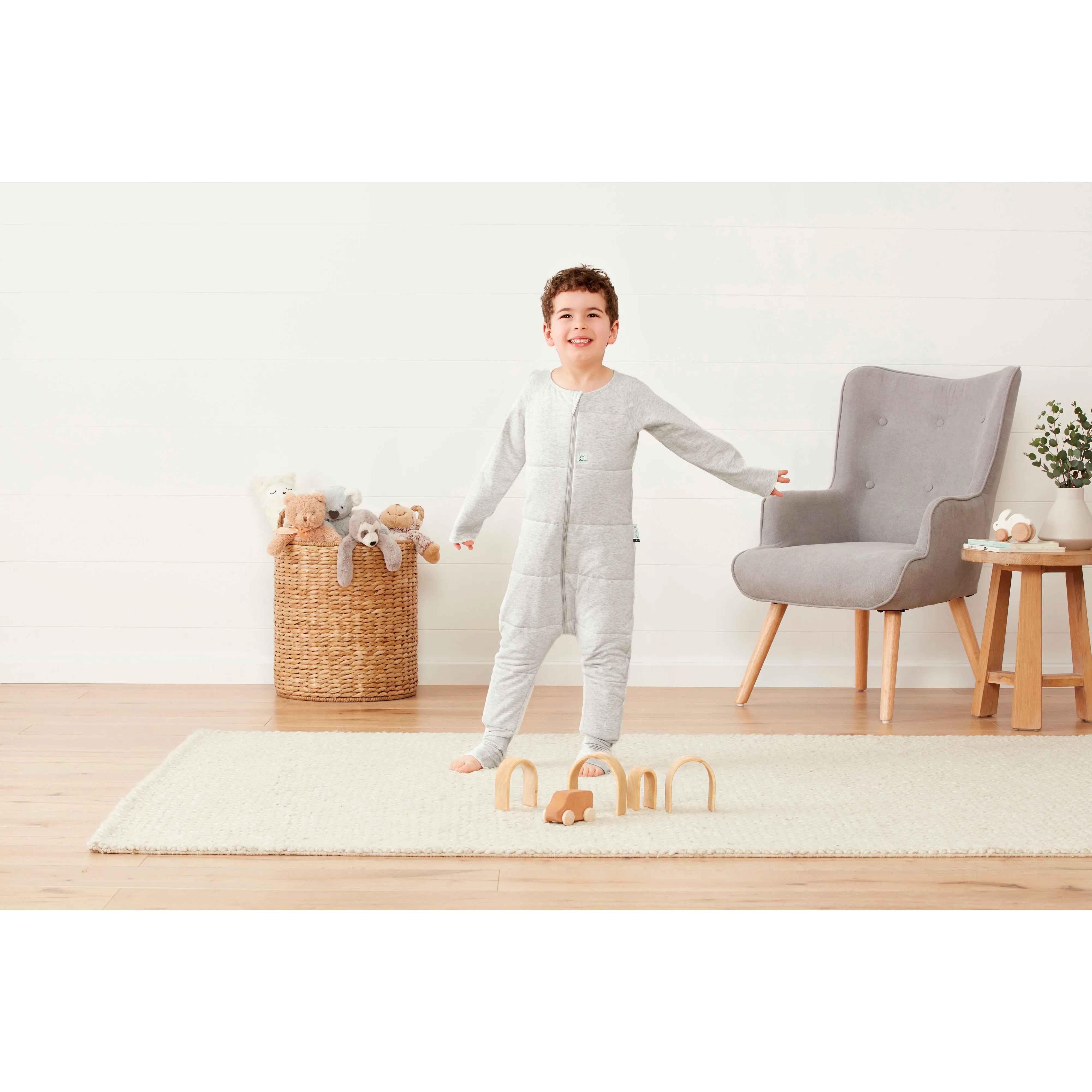 ergoPouch Sleep Onesie 2.5 TOG - Grey Marle