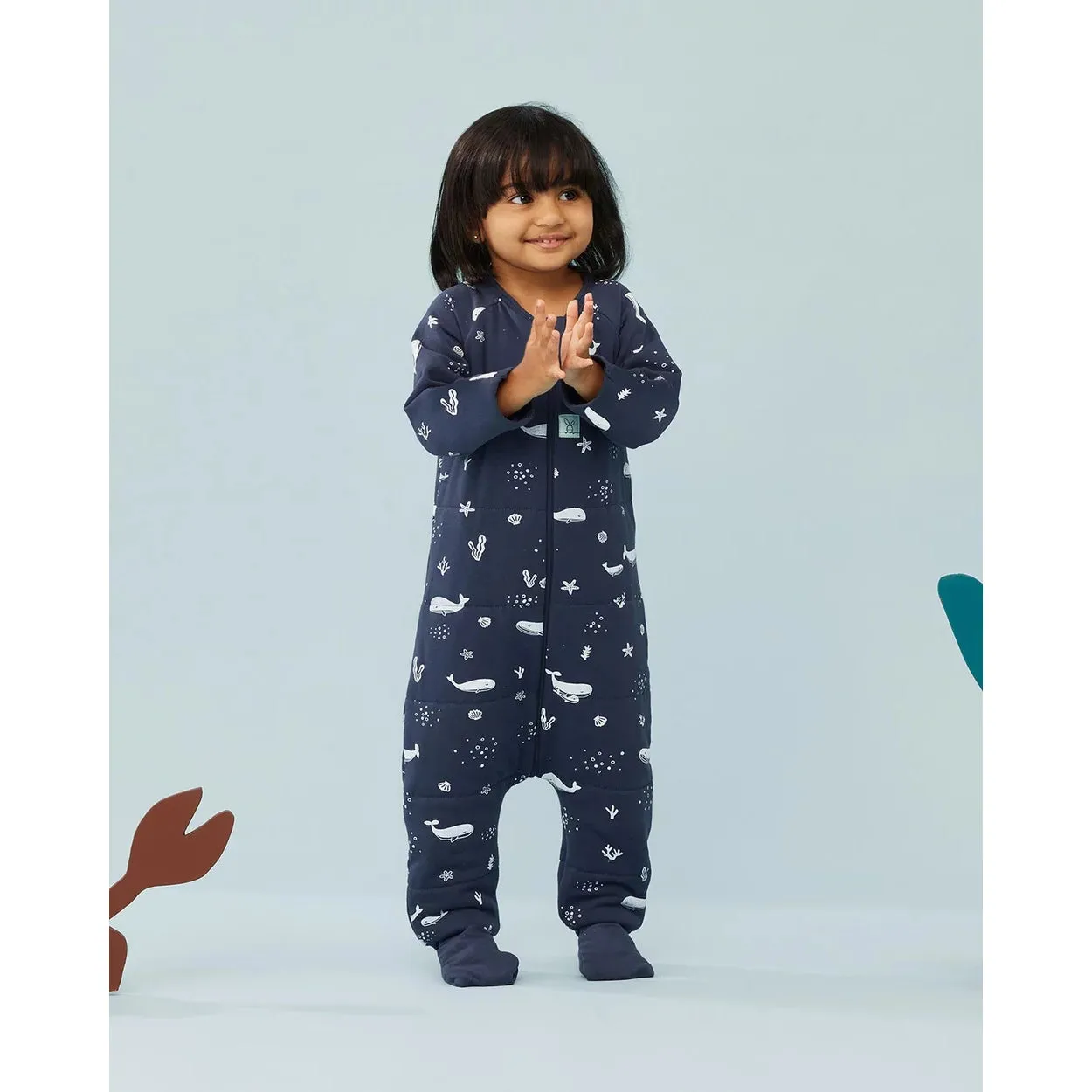 ergoPouch Sleep Onesies - 2.5 TOG - Whale