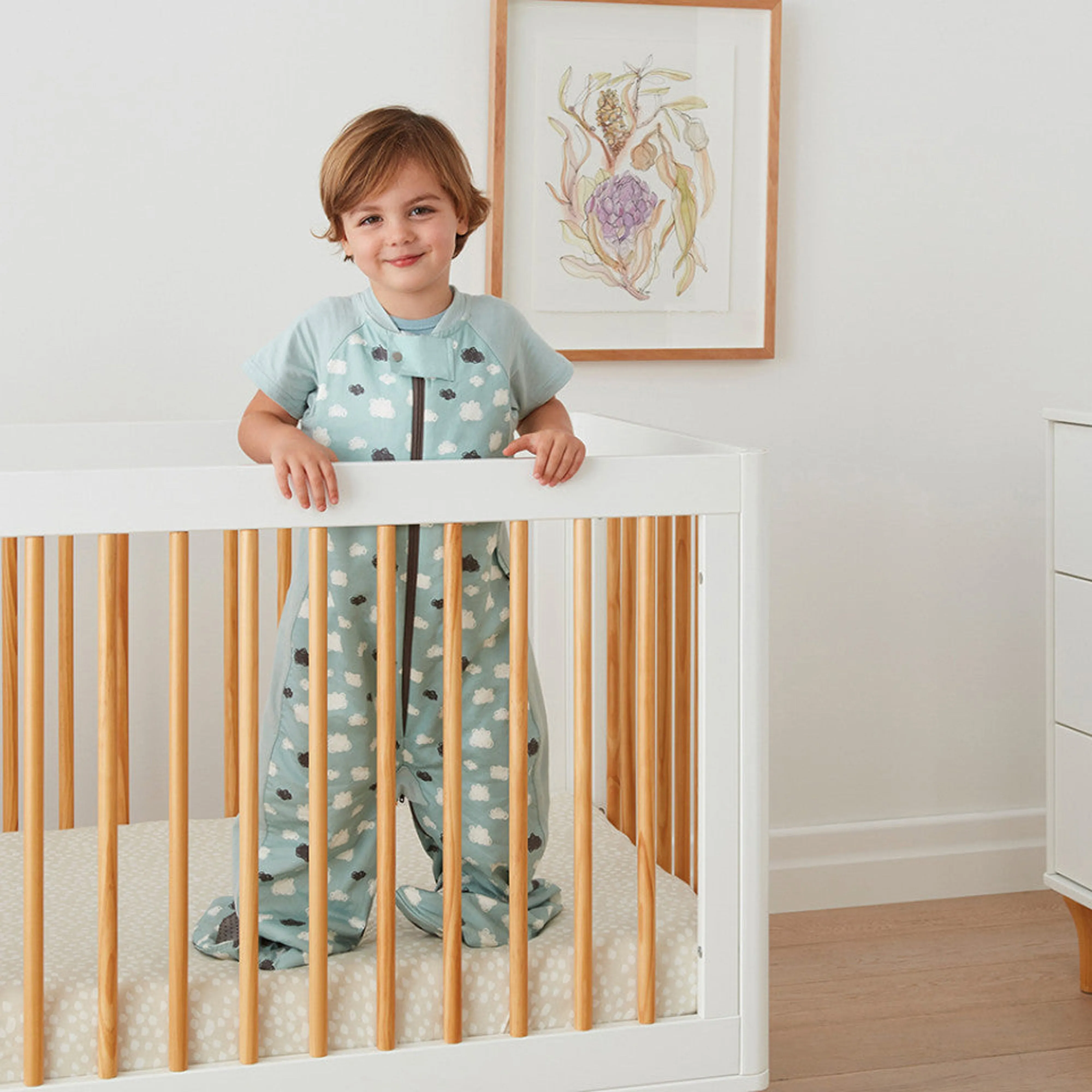 ergoPouch Sleep Suit Bag 1.0 TOG - Mint Clouds