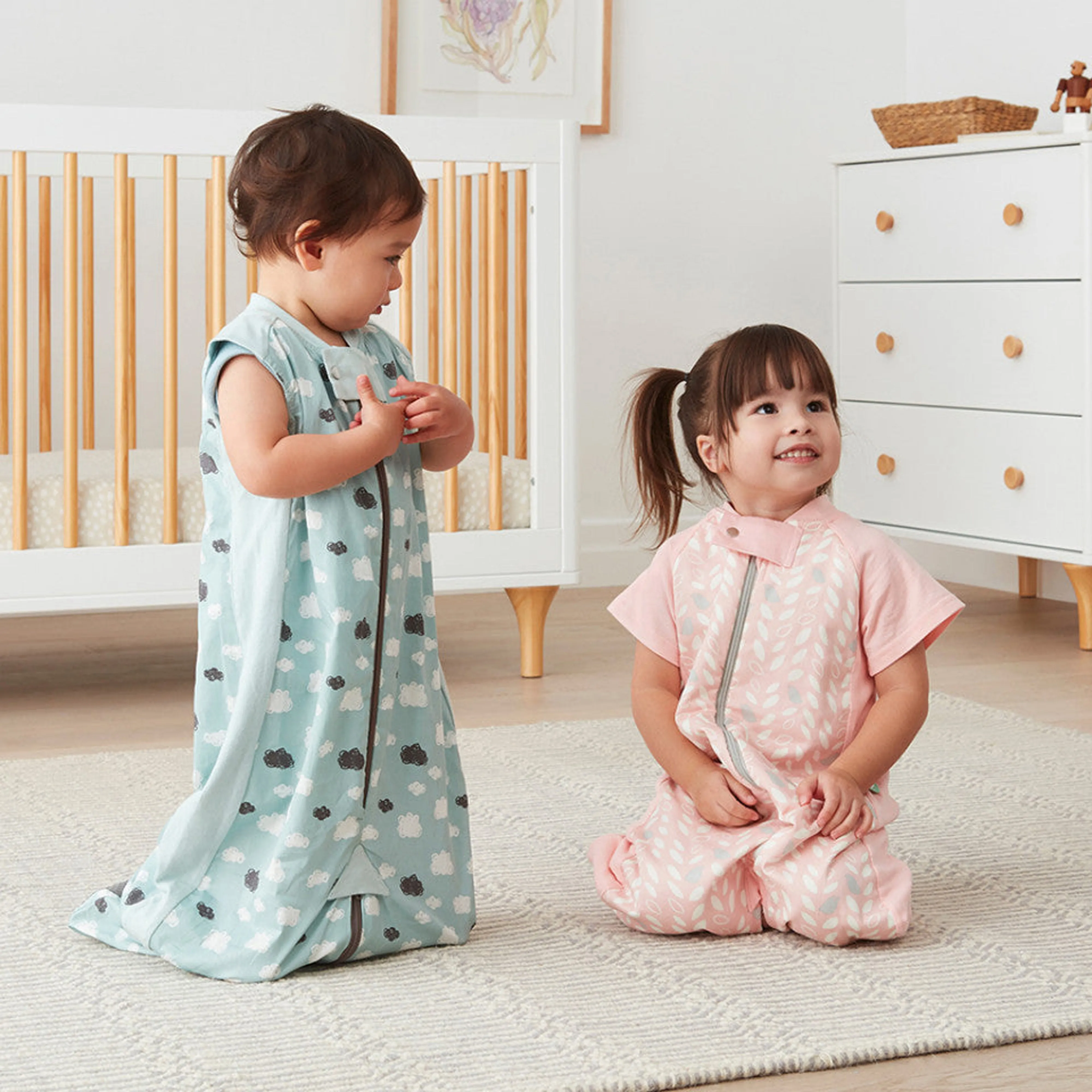 ergoPouch Sleep Suit Bag 1.0 TOG - Mint Clouds