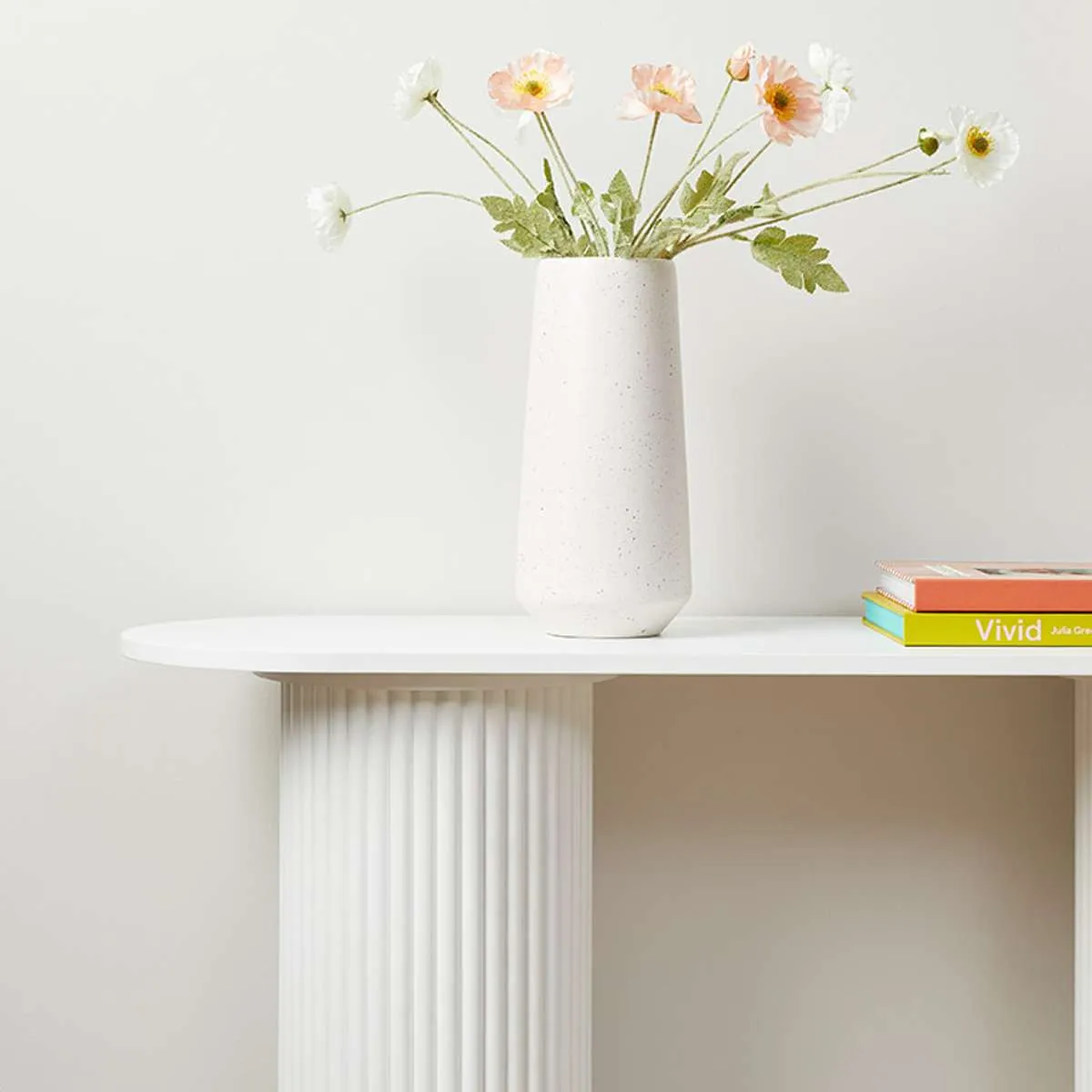Eve Console Table - White Mocka