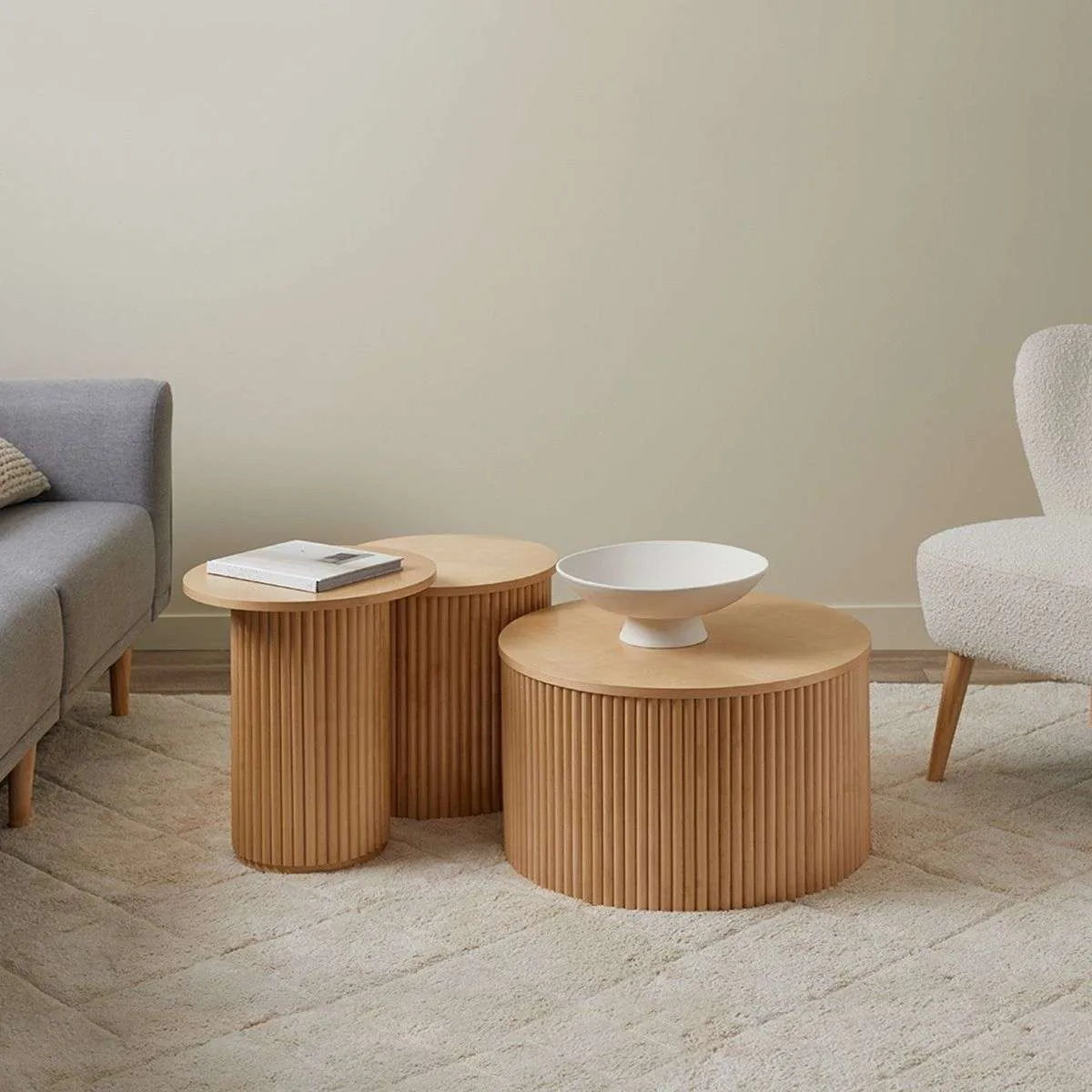 Eve Side Table - Birch Mocka