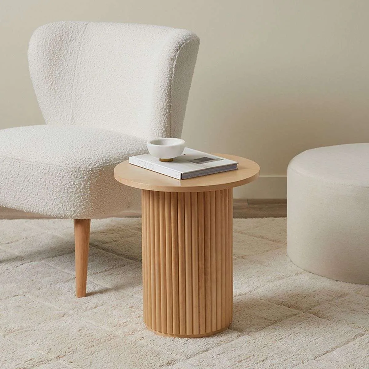 Eve Side Table - Birch Mocka