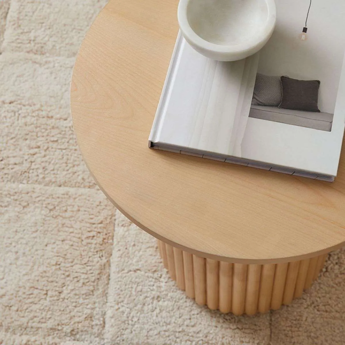 Eve Side Table - Birch Mocka