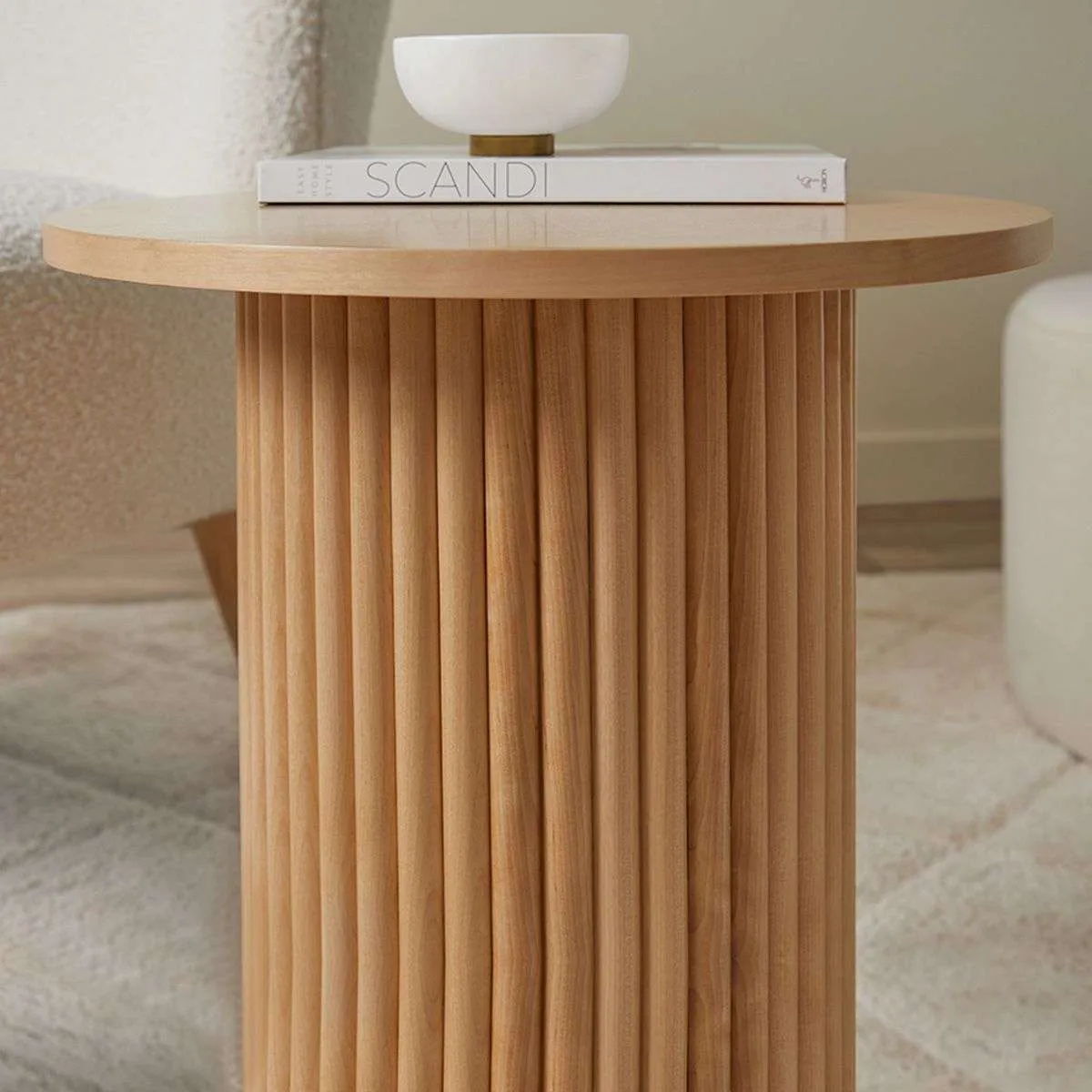 Eve Side Table - Birch Mocka