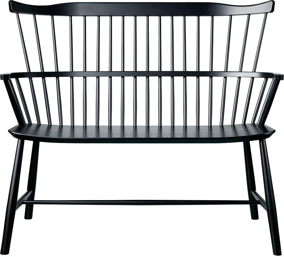 Fdb Mbler Brge Mogensen J52 D Bench In Beech, Black, W 106cm