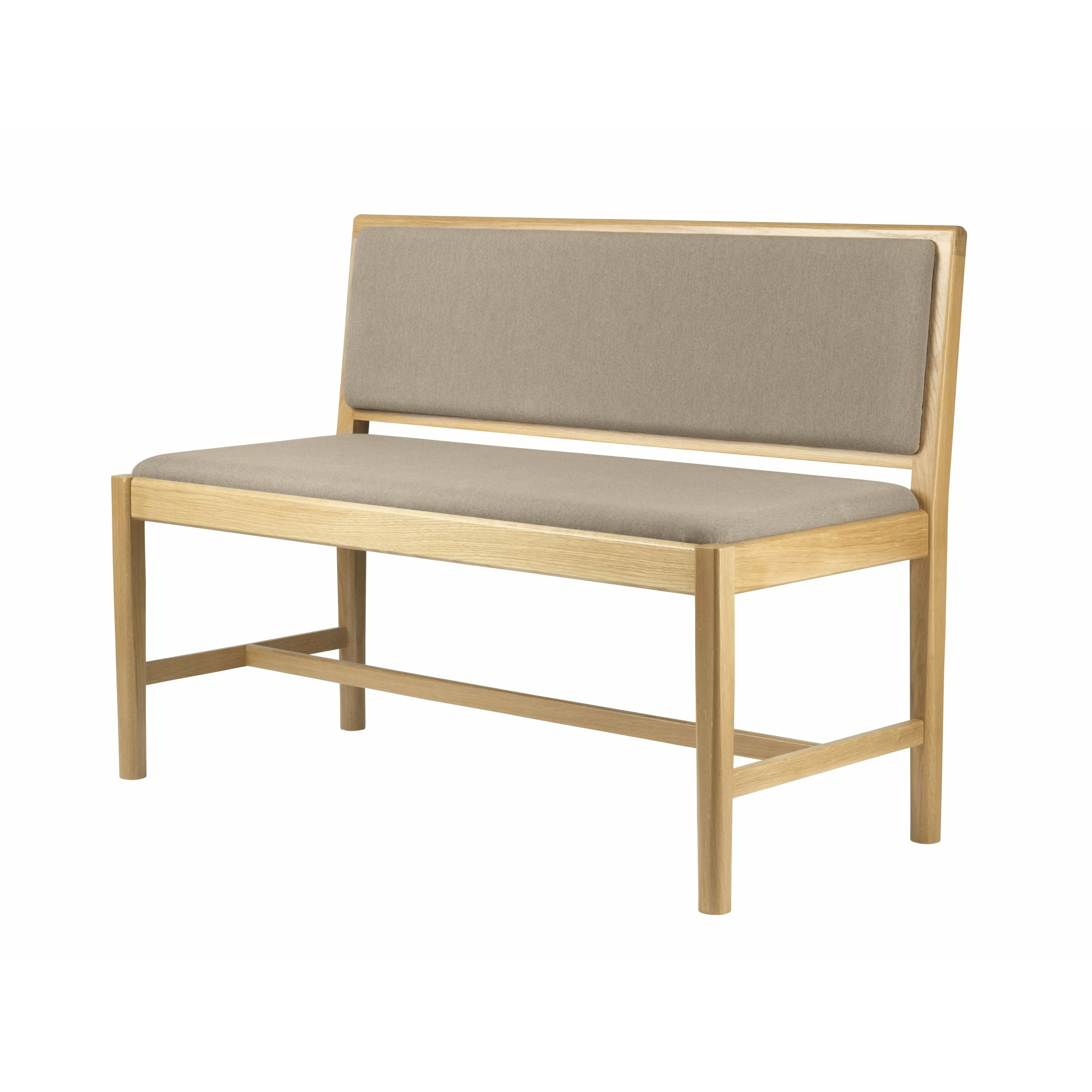 Fdb Mbler J176 Snderborg Bench, Beige Brown