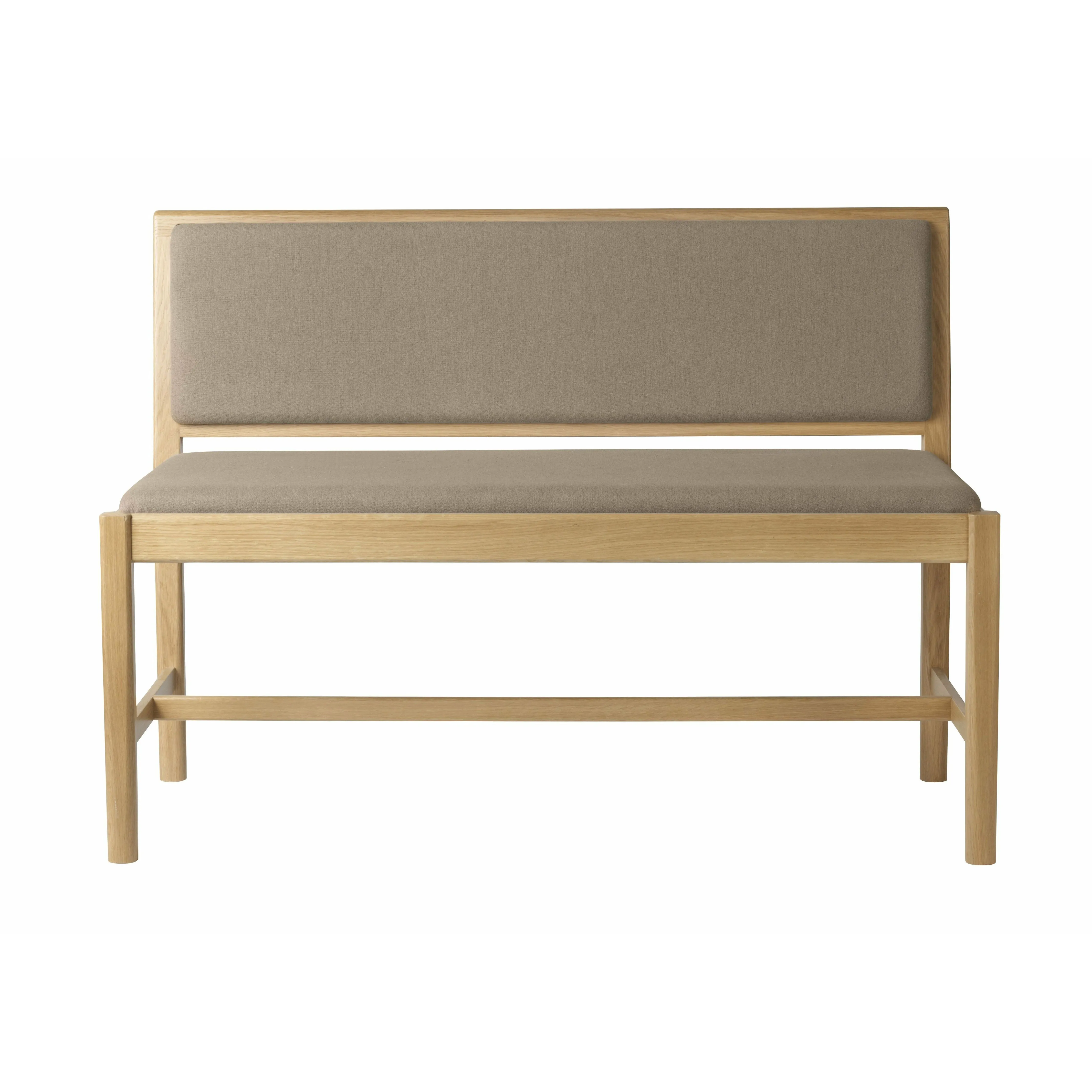 Fdb Mbler J176 Snderborg Bench, Beige Brown