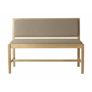 Fdb Mbler J176 Snderborg Bench, Beige Brown
