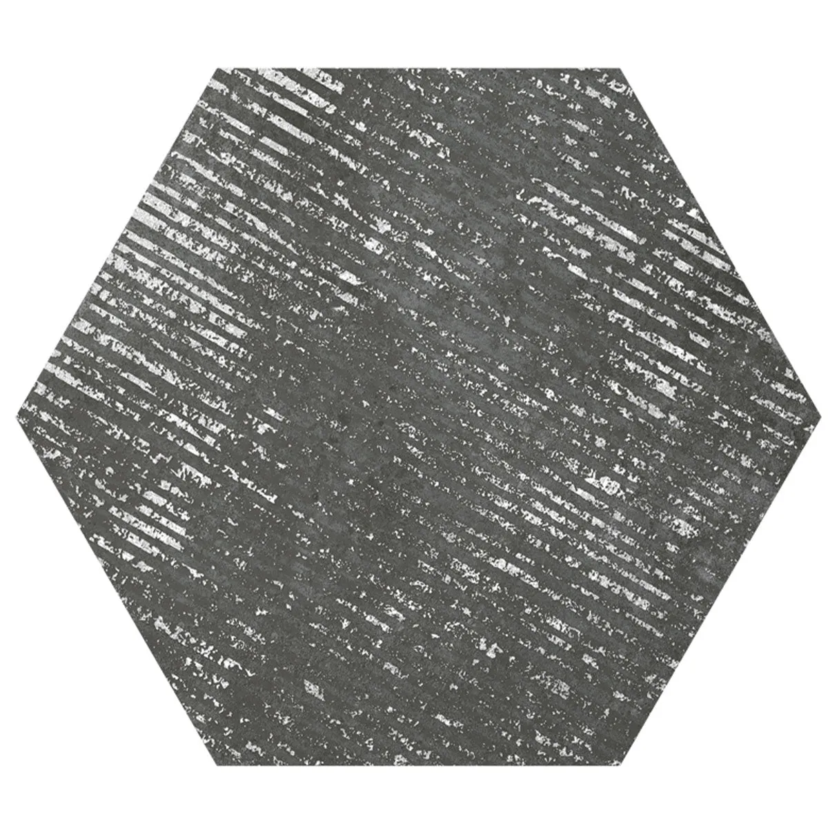 Fiori Lava Decor Hexagonal Porcelain Tile 23x27cm Matt