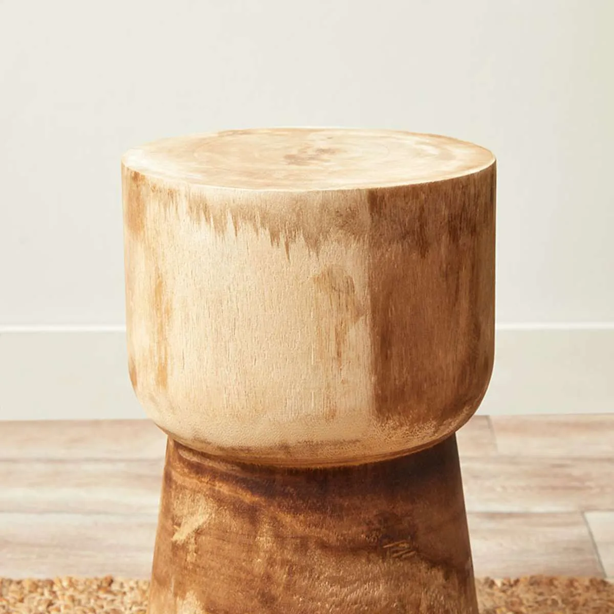 Frederick Wooden Side Table Mocka