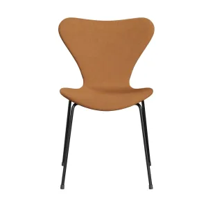 Fritz Hansen Series 7™ Chair Full Upholstery, Black/Divina Md Carrot