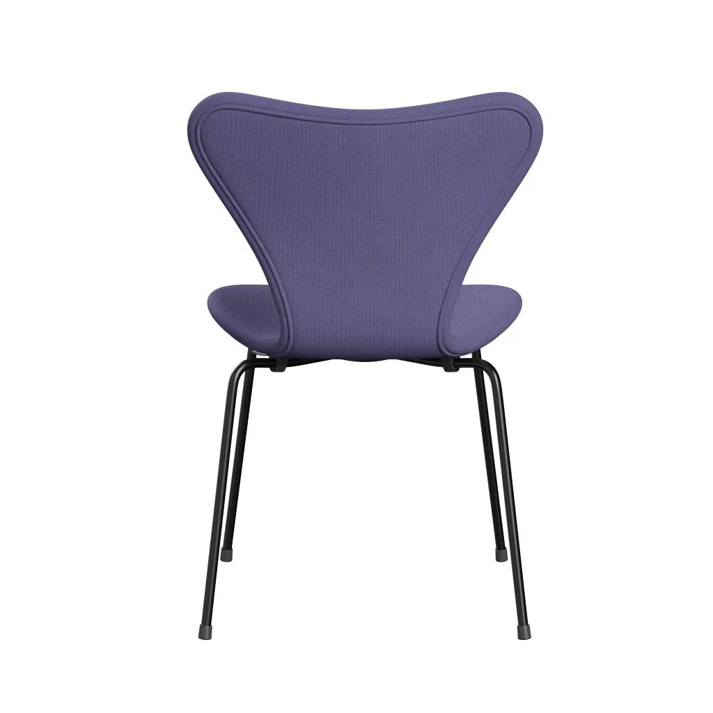 Fritz Hansen Series 7™ Chair Full Upholstery, Black/Fame Blue Violet