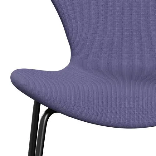 Fritz Hansen Series 7™ Chair Full Upholstery, Black/Fame Blue Violet