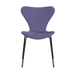 Fritz Hansen Series 7™ Chair Full Upholstery, Black/Fame Blue Violet