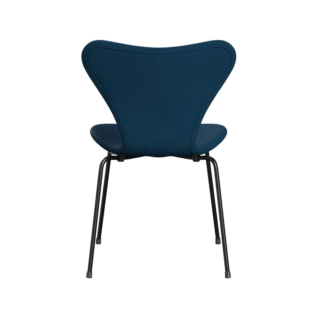 Fritz Hansen Series 7™ Chair Full Upholstery, Black/Fame Dark Blue Brown