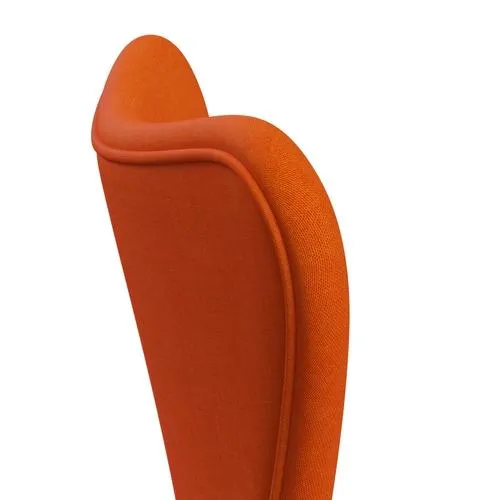 Fritz Hansen Series 7™ Chair Full Upholstery, Black/Remix Light Orange