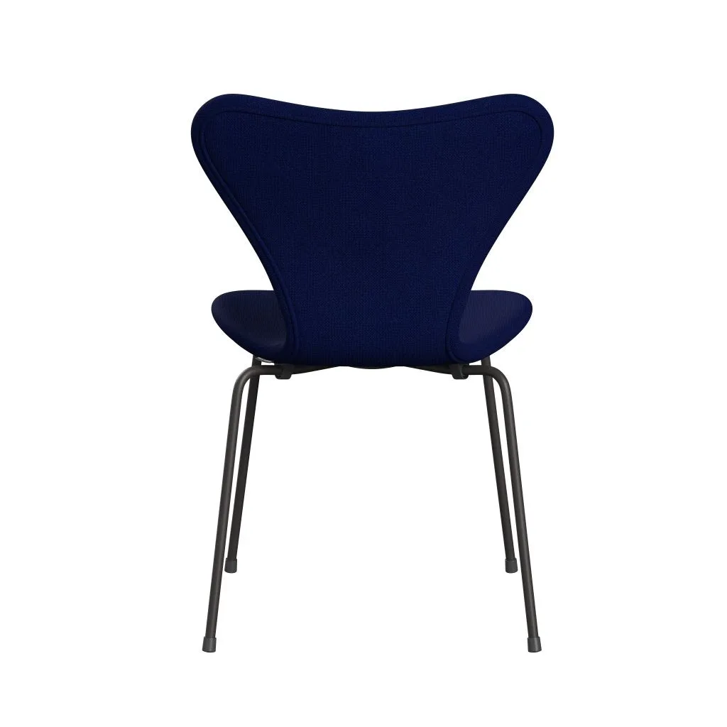 Fritz Hansen Series 7™ Chair Full Upholstery, Warm Graphite/Hallingdal Dark Blue