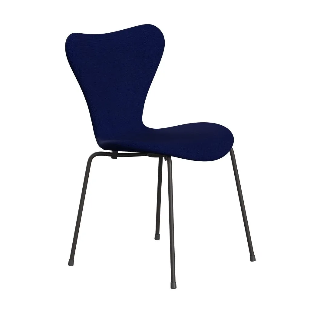 Fritz Hansen Series 7™ Chair Full Upholstery, Warm Graphite/Hallingdal Dark Blue