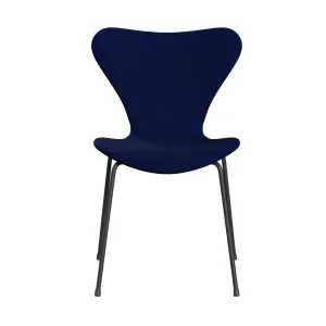 Fritz Hansen Series 7™ Chair Full Upholstery, Warm Graphite/Hallingdal Dark Blue