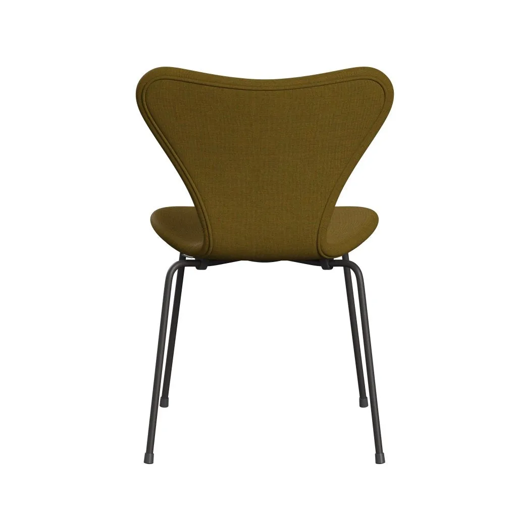 Fritz Hansen Series 7™ Chair Full Upholstery, Warm Graphite/Remix Orange Green
